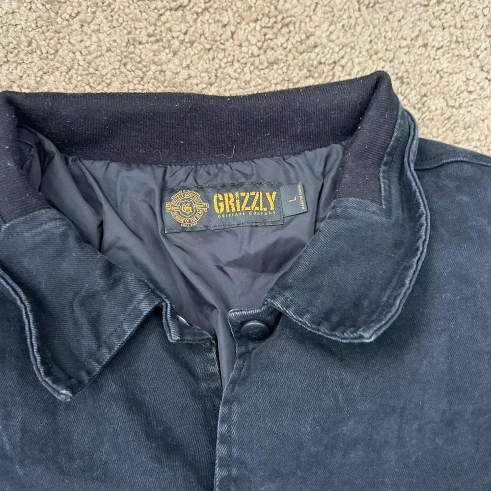 Vintage Y2K Grizzly 2001‎ varsity jacket bomber